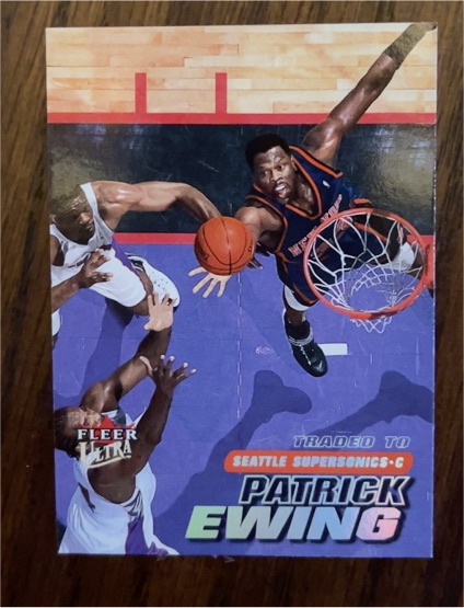 2000-01 Fleer Ultra #192 Patrick Ewing Seattle SuperSonics — front