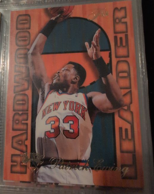 1995-96 Fleer Flair Hardwood Leaders #18 Patrick Ewing — front