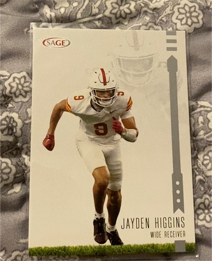 2025 SAGE High Series - Silver #171 Jayden Higgins — front