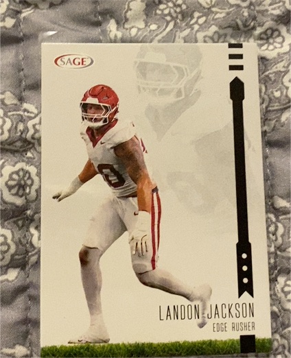 2025 SAGE High Series #80 Landon Jackson — front