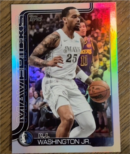 2025-26 Topps #173 P.J. Washington Jr. — front