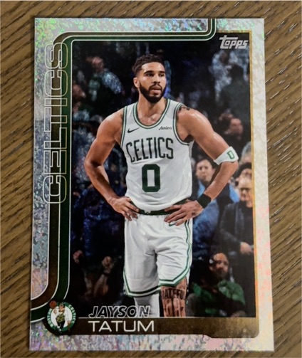 2025-26 Topps #1 Jayson Tatum — front