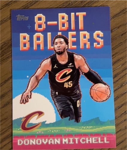 2025-26 Topps Basketball #8B-11 Donovan Mitchell 8-Bit Ballers — front