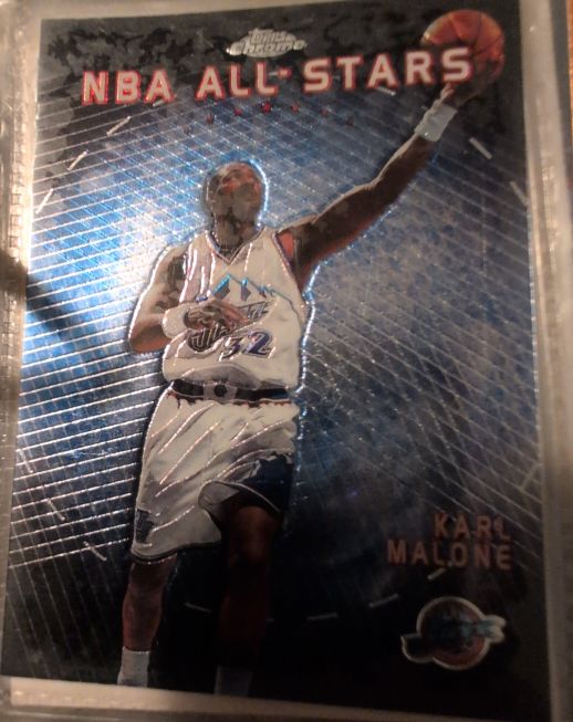 1999-00 Topps Chrome #AS2 Karl Malone NBA All-Stars — front