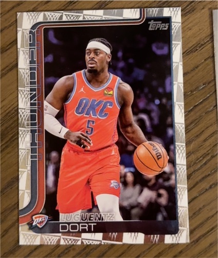 2025-26 Topps #117 Luguentz Dort — front