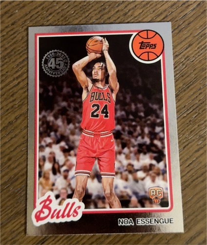 2025 Topps Basketball 45th Anniversary #80BK-59 Noa Essengue — front