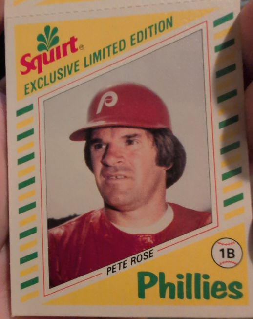 1982 Topps Squirt #12 Pete Rose — front