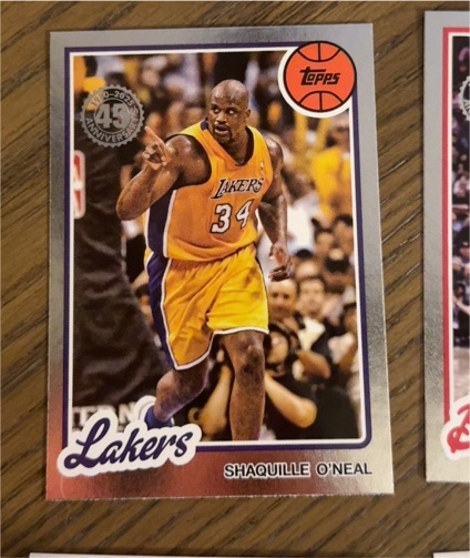 2025-26 Topps Basketball #80BK-4 Shaquille O'Neal — front