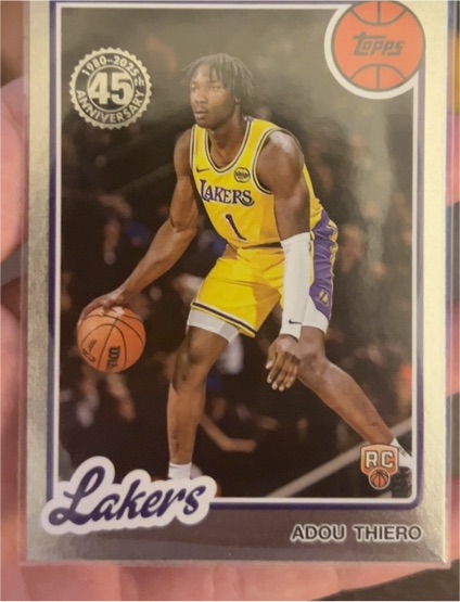 2025-26 Topps Basketball #80BK-79 Adou Thiero — front