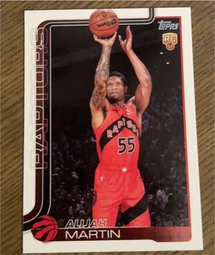 2025-26 Topps #240 Alijah Martin — front