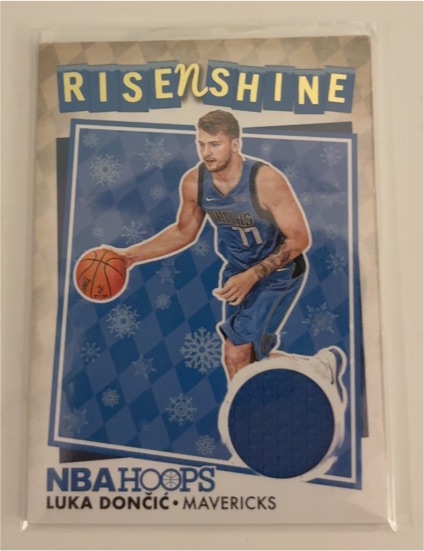 2018-19 Panini NBA Hoops Rise N Shine Memorabilia Luka Dončić — front