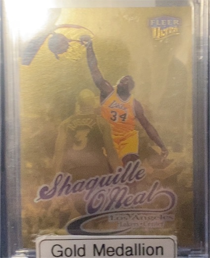 1998-99 Fleer Ultra Gold Medallion #93G Shaquille O'Neal — front