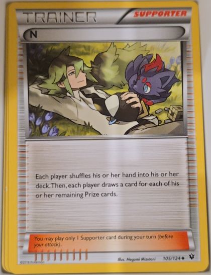 2016 Pokémon XY Fates Collide #105 N — front