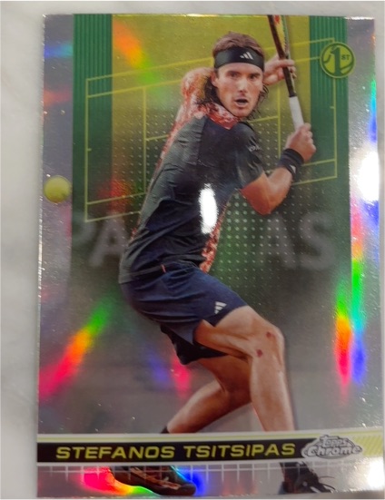 2024 Topps Chrome Tennis #46 Stefanos Tsitsipas — front