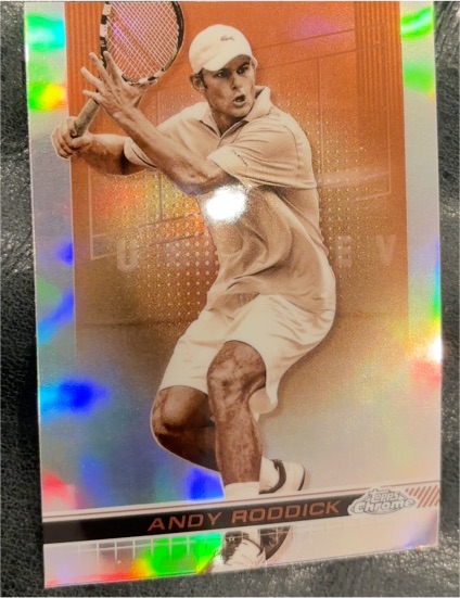 2024 Topps Chrome Tennis #104 Andy Roddick — front