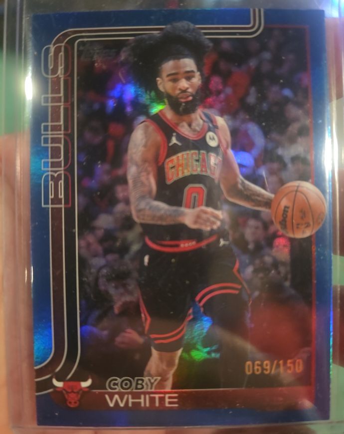 2025-26 Topps #34 Coby White — front