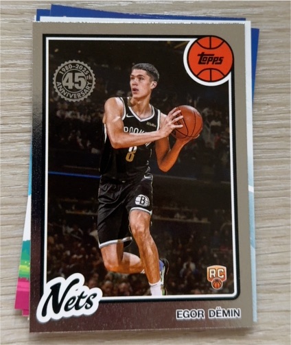 2025-26 Topps Basketball #80BK-55 Egor Demin — front