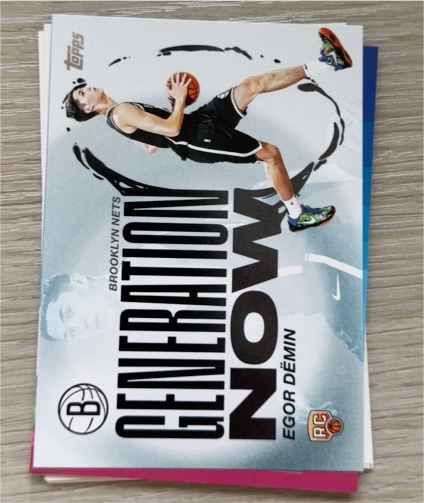 2025-26 Topps Basketball Generation Now #GN-8 Egor Demin — front