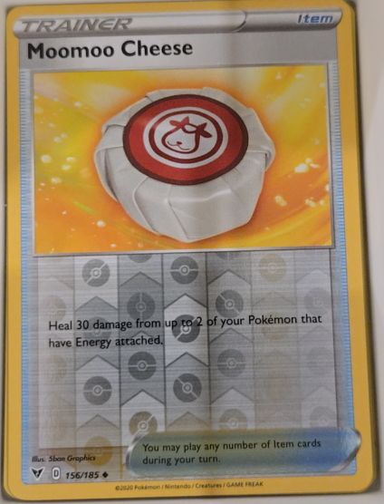 2020 Pokemon Vivid Voltage #156 Moomoo Cheese — front