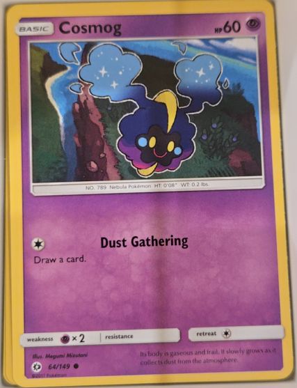2017 Pokémon Sun & Moon #64 Cosmog — front