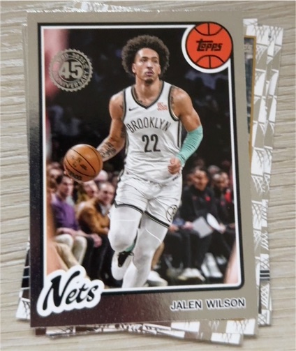 2025-26 Topps 45th Anniversary #80BK-9 Jalen Wilson — front