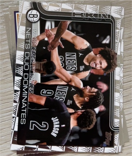 2025-26 Topps #273 Whatever It Takes: Nets Duo Dominates — front