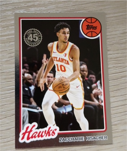 2025-26 Topps Basketball #80BK-24 Zaccharie Risacher — front