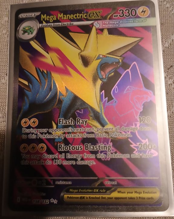 Mega Manectric ex 158/132 — front