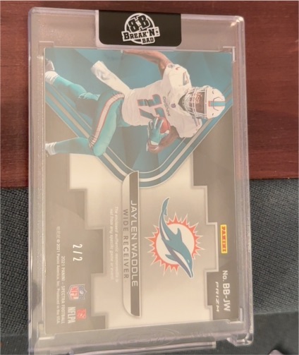 2022 Panini Prizm #BB-JW Jaylen Waddle — front