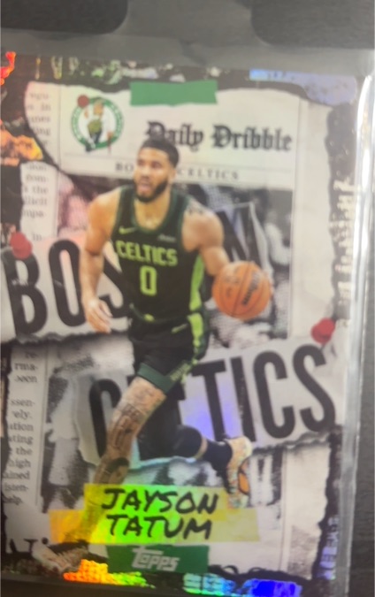2025-26 Topps The Daily Dribble #DD-3 Jayson Tatum — front