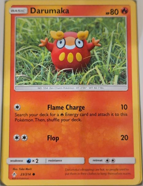 2019 Sun & Moon Unbroken Bonds #23 Darumaka — front