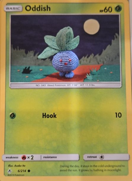 2019 Sun & Moon - Unbroken Bonds #6 Oddish — front