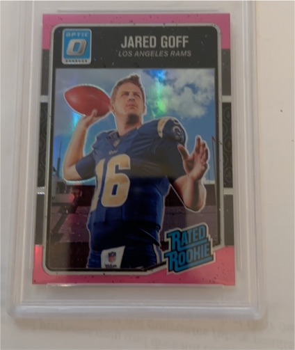 2016 Panini Donruss Optic #172 Jared Goff Rated Rookie — front