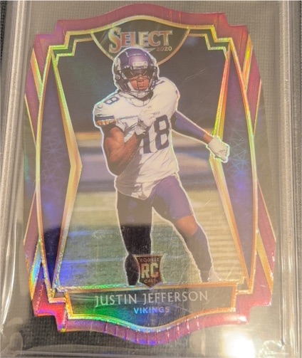 2020 Panini Select Premier Level #161 Justin Jefferson — front