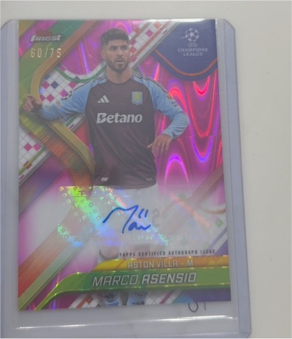 2024-25 Topps Finest UEFA Champions League #BA-MA Marco Asensio — front