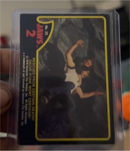 1978 Topps Jaws 2 #2 Rescued From Certain Death — front