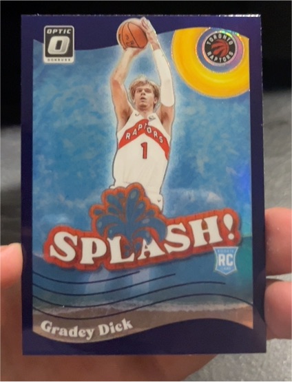 2023-24 Panini Donruss Optic #9 Gradey Dick Splash Rookie — front