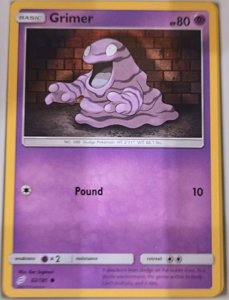 2019 Sun & Moon Team Up #62 Grimer — front
