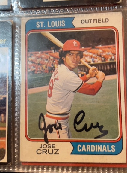 1974 Topps #464 Jose Cruz — front