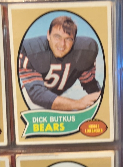 1970 Topps #190 Dick Butkus — front