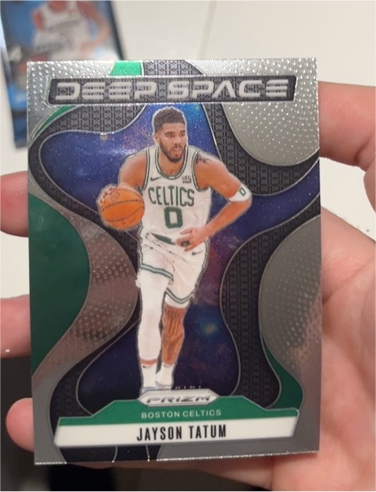 2024-25 Panini Prizm #7 Jayson Tatum Deep Space — front