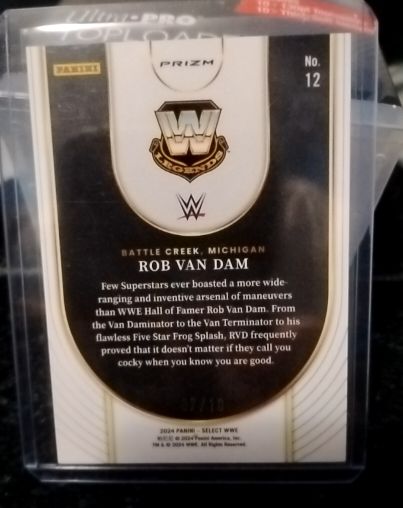 2024 Panini Select WWE Icons #12 Rob Van Dam — front