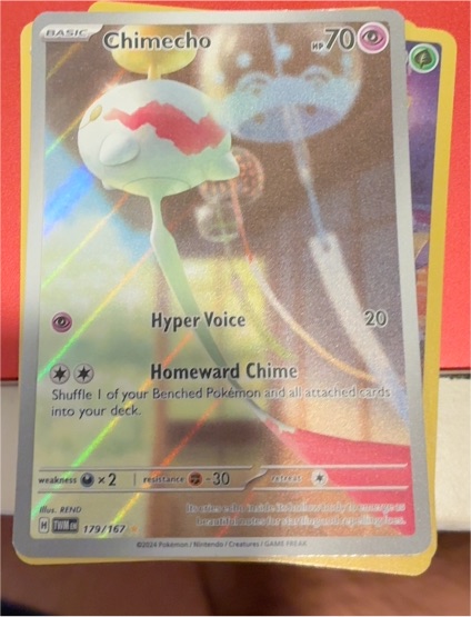 2024 Pokémon SV06 #179 Chimecho Twilight Masquerade Illustration Rare — front