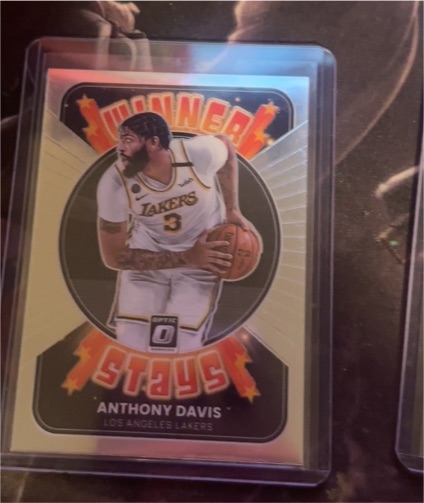 2021-22 Panini Donruss Optic Winner Stays #7 Anthony Davis — front