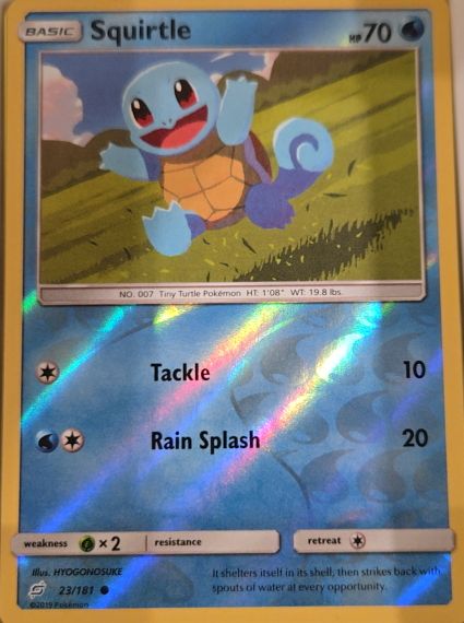2019 Pokémon Sun & Moon Team Up #23 Squirtle — front