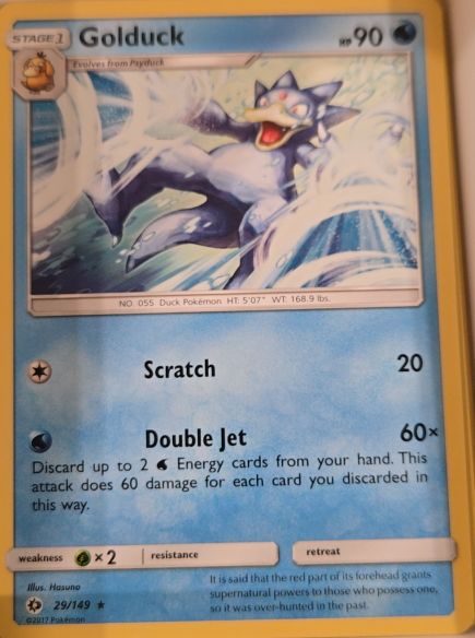 2017 Sun & Moon #29 Golduck — front