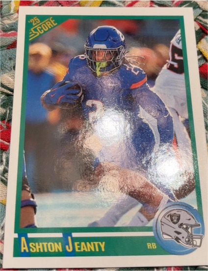 2025 Score #1 Ashton Jeanty — front