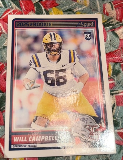 2025 Panini Score #25 Will Campbell — front