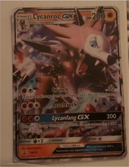 2017 Pokémon TCG Lycanroc GX #SM14 — front