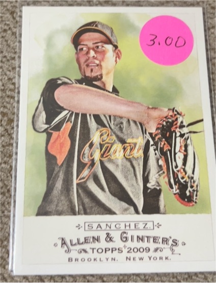 2009 Topps Allen & Ginter #301 Jonathan Sanchez — front